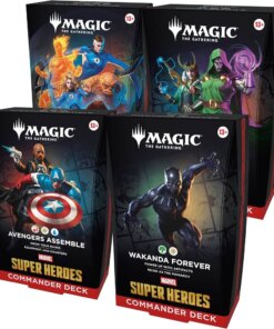 MTG: Marvel Super Heroes – Set 4 Commander Decks (ENG)